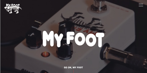MY FOOT official website サイトイメージ画像